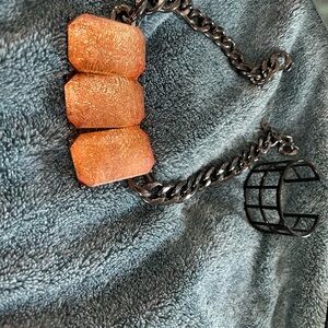 Baublebar statement necklace and cuff bracelet